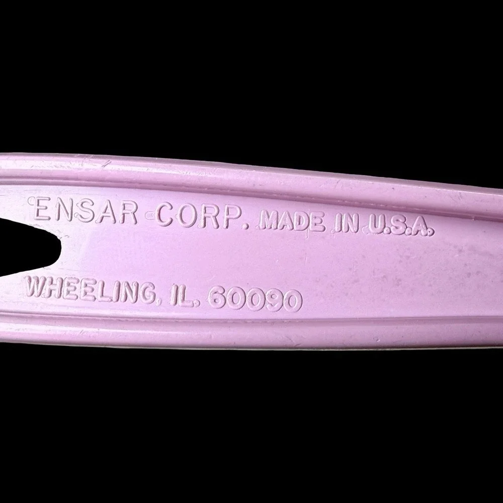 VNTG Ensar Pasta Server Spaghetti Fork Pink Nylon Retro Kitchen Made In‎ USA